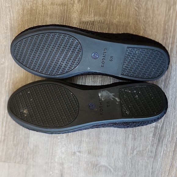 Rothy’s The Loafer in Black Honeycomb Size 6 1/2 - Picture 8 of 12